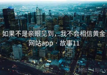 如果不是亲眼见到，我不会相信黄金网站app · 故事11