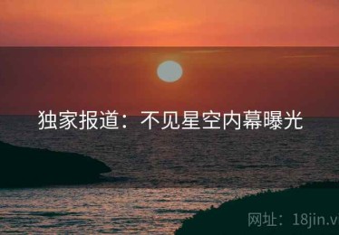 独家报道：不见星空内幕曝光
